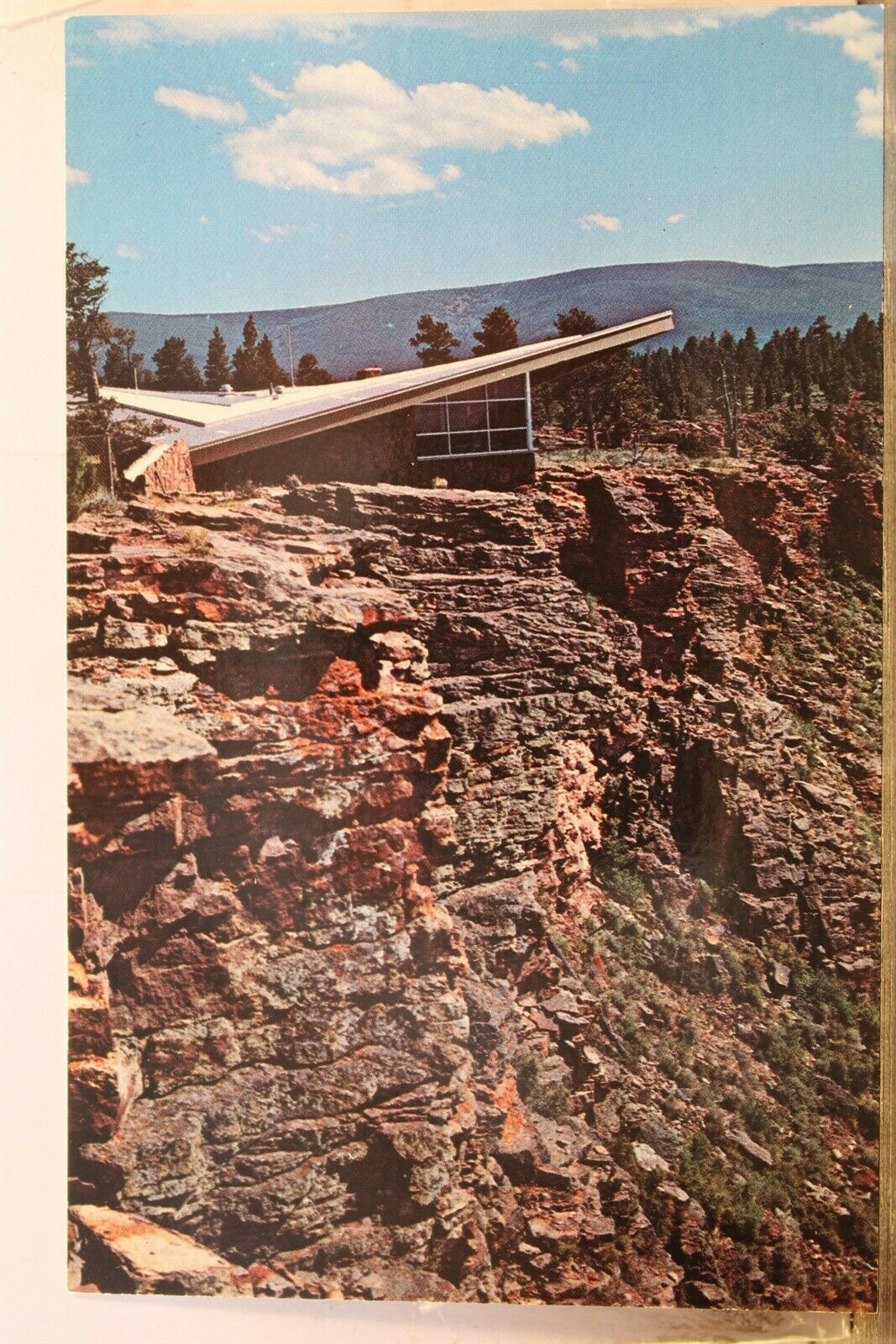 Utah Ut Flaming Gorge Ashley National Forest Red Canyon Visitor Center Postcard